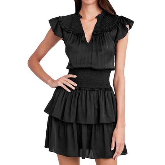 BCBGMaxAzria Dresses & Skirts - Bcbgmaxazria tired ruffle dress small